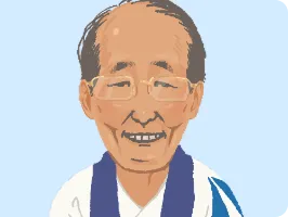 保存会会長さん 似顔絵